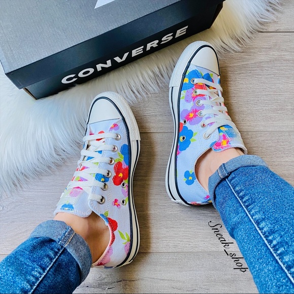 seasonal floral chuck taylor all star